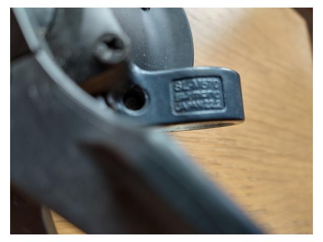 Photo levier derailleur arrière Shimano LX sl m570 9vit image 2/2
