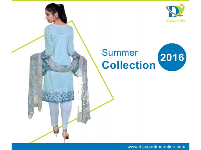 Photo Light Blue Color With Embroidery Three Piece Lawn Suit image 2/4