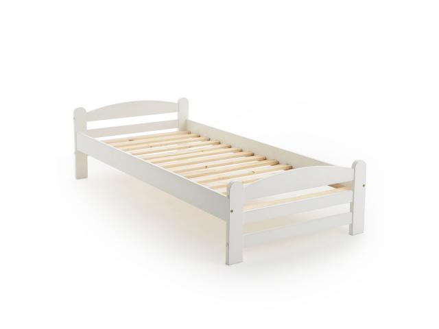 Photo Lit enfant 90x190 cm pin massif avec sommier lit tipi lit enfant moderne lit enfant en bois lit enfa image 2/2
