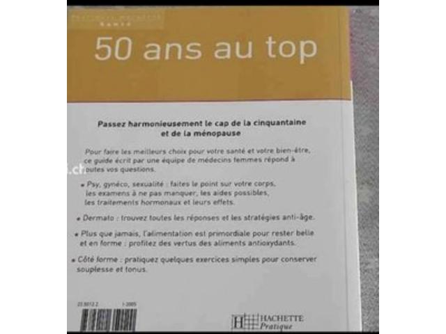 Photo Livre 50ans au Top Ménopause, bien-être, alimentation, forme Neuf image 2/2