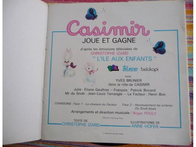 Photo Livre disque vinyl CASIMIR image 2/3