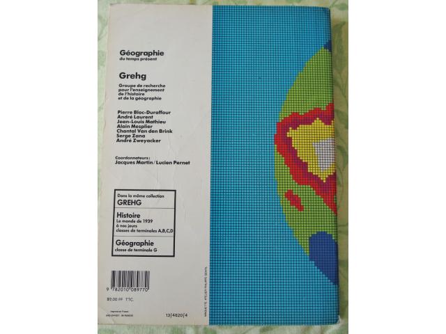 Photo Livre GEOGRAPHIE du TEMPS PRESENT image 2/4