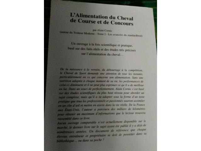 Photo Livre SPEcialisé " L Alimentation du Cheval de Course et de CONCOURS " image 2/4