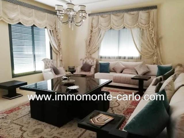 Photo Location une villa meublée avec piscine à Rabat au quartier Souissi image 2/4