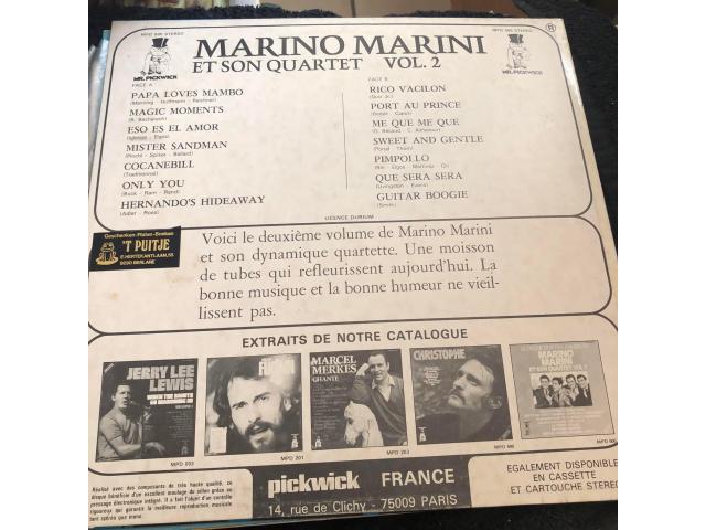 Photo LP Marino Marini et son Quartet, Le disque d’or des années 50 volume 2 image 2/2