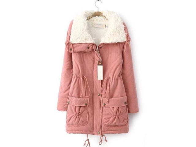 Photo Manteau d'hiver fashion en coton rembourée pour femme - 2 couleurs image 2/4