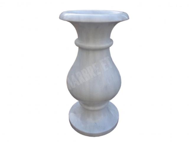 Photo Marbre Blanc Vase 60 cm image 2/5
