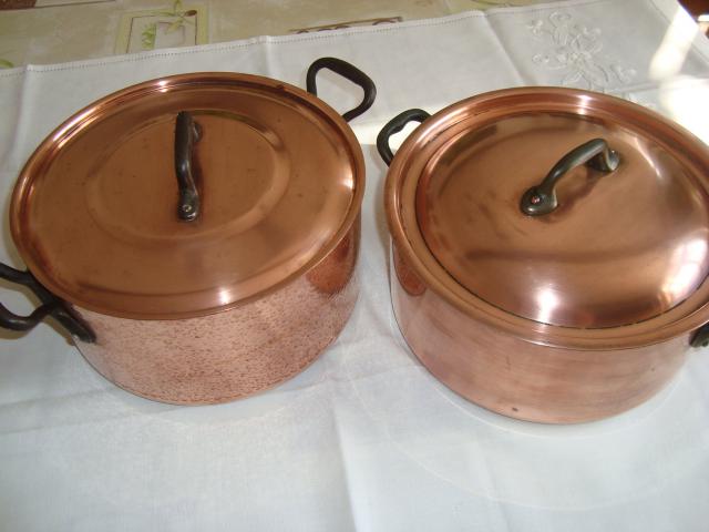 Photo marmites en cuivre image 2/2