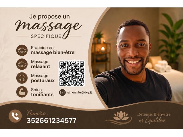 Photo Massage bien-être à domicile ou en cabinet. image 2/2