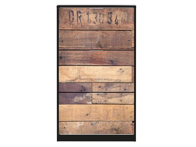 Photo Meuble chaussures noir imprimé bois armoire chaussure range rangement chaussure rangement escarpin c image 2/4