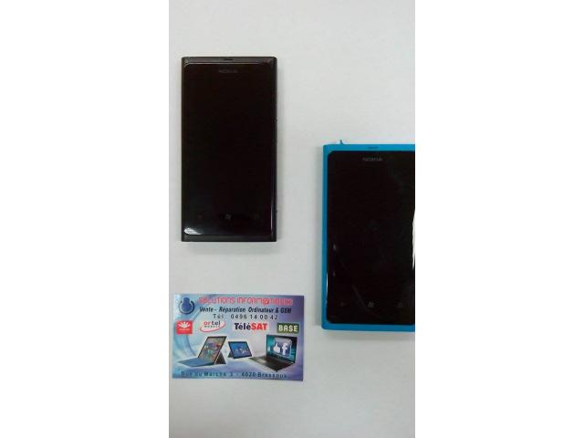 Photo Nokia Lumia 800 Noir ou Bleu d'occasion image 2/4