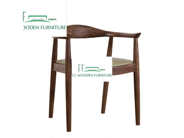 Photo Nordic modern minimalist chair backrest armchair dining chairs image 2/2