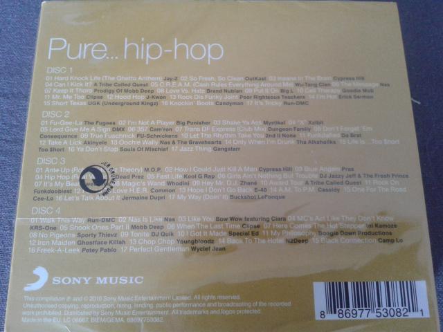 Photo nouveau coffret 4 cd pure hip- hop sous blister image 2/2