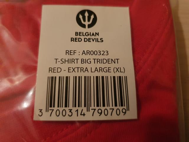 Photo Nouveau t-shirt belgian red devils taille XL image 2/3