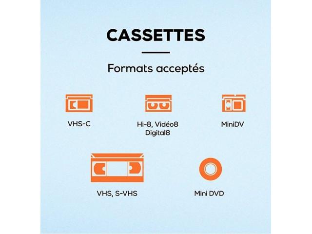Photo Numérisation et Transfert de vos anciennes cassettes vidéos sur le support numérique de votre choix image 2/6