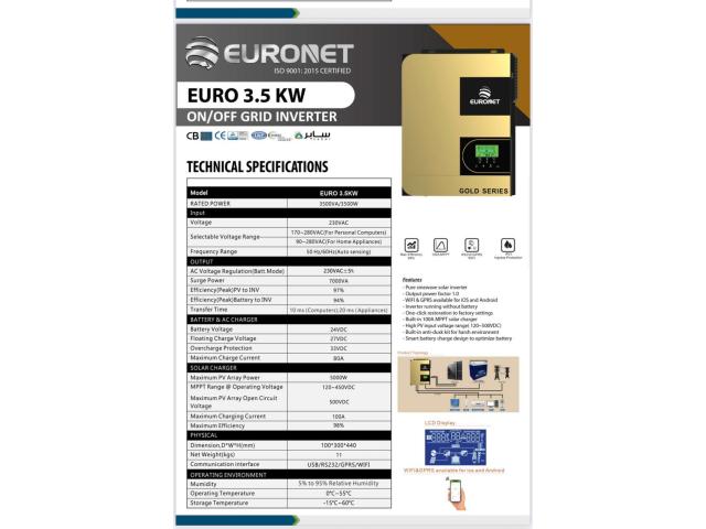 Photo ONDULEURS SOLAIRES HYBRIDES EURONET image 2/5