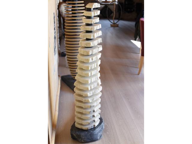 Photo Onyx- und Schieferskulptur aus Indonesien – Statue – Wohndekoration image 2/3