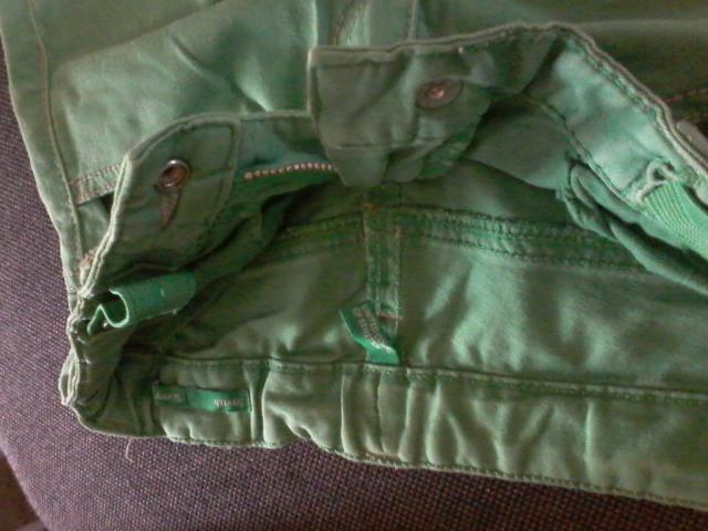Photo Pantalon Benetton vert 6-7ans image 2/3