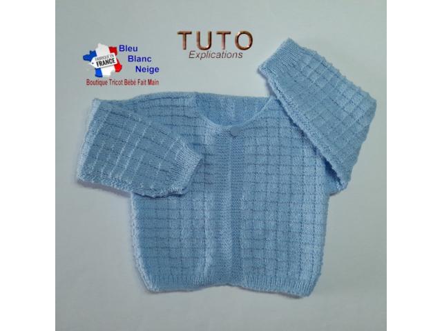 Photo Patron à tricoter Cardigan Robe chaussons bandeau image 2/2