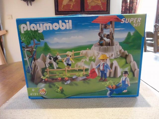 Photo Playmobil Superset 4131: Bergers/pâture/animaux avec  boîte et notice de montage cf. photos image 2/6