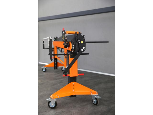 Photo Plieuse de tôle OLMET M20X2200 avec cisaille rotative+boudineuse 2m+finisseur de joint+roues de tran image 2/6