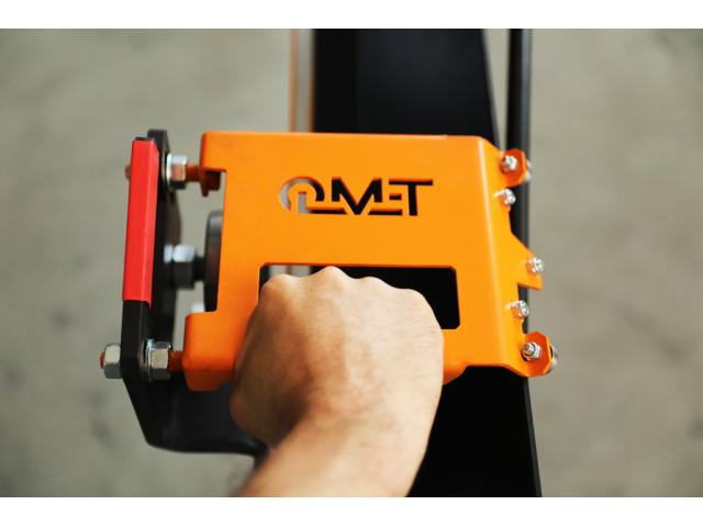 Photo Plieuse de tôle OLMET M20X2200 avec cisaille rotative+finisseur de joint+roues de transport image 2/6