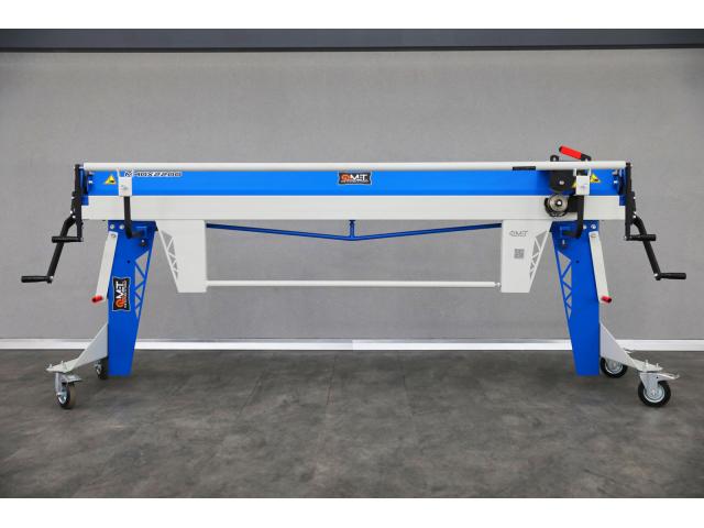 Photo Plieuse de tôle OLMET M40X2200 avec cisaille rotative+boudineuse 2m+finisseur de joint+roues de tran image 2/6