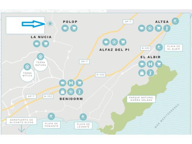 Photo Polop. Alicante Espagne. Maison villa vue sur mer image 2/6