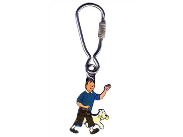 Photo Porte-clé vintage Tintin et Milou se promènent image 2/4