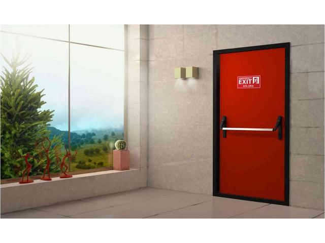 Photo Porte coupe-feu CPF et barre anti-panique Mohammedia image 2/4