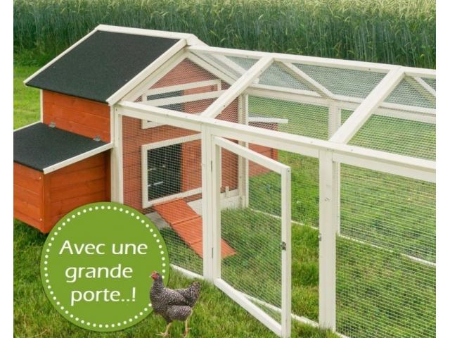 Photo Poulailler Les Orres + extension abri poule abri caille volaille poulailler poule abri coq image 2/3