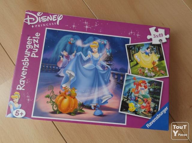 Photo Puzzles Disney Princess - 3 x 49 pièces - 5 ans + image 2/3