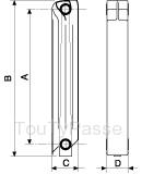 Photo Radiateur FONDITAL Calidor 97 neuf image 2/3