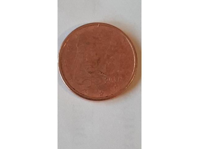 Photo Rare pièce de 1 centimes Marianne 2016 fauté image 2/2