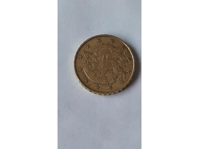 Photo Rare pièce vintage de 10 centimes d'euros Italie 2002 image 2/5