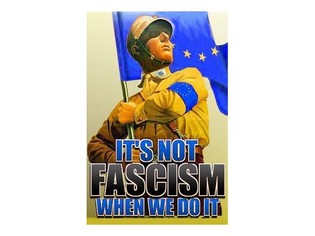 Photo Rassemblement (& expos) contre les euro-fascistes bellicistes Emmanuel Macron & Ursula von d image 2/6