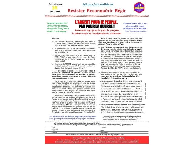 Photo Rassemblement (& expos): Qui veut la paix, prépare le Frexit ! Sortons de l’Union-européenne néo image 2/6