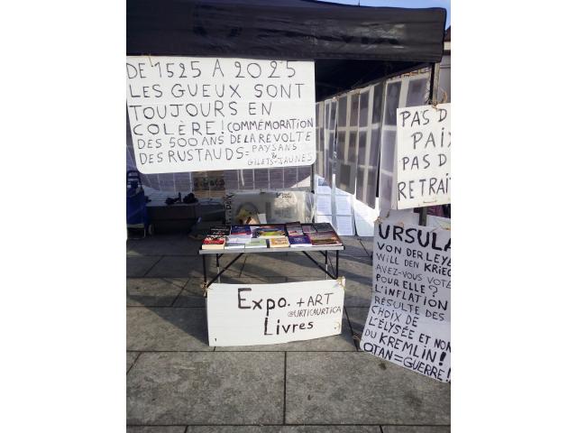 Photo Rassemblement & expos ; refus guerres : Ukraine, Levant, Civile ! image 2/6