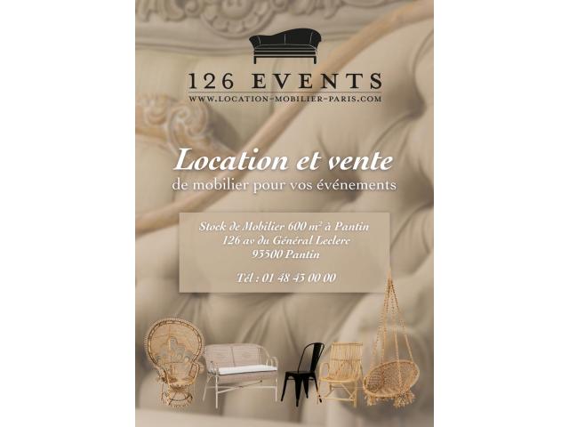 Photo Rental furniture for all kind of Events in Paris and in France image 2/6