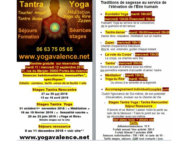 Photo Rentrée gratuite Yoga Valence 11 et 12 septembre image 2/5
