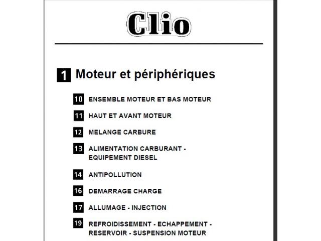Photo Revue technique manuel atelier Renault Clio 1 image 2/4