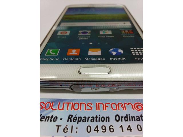 Photo Samsung Galaxy S5 Blanc d'occasion image 2/5