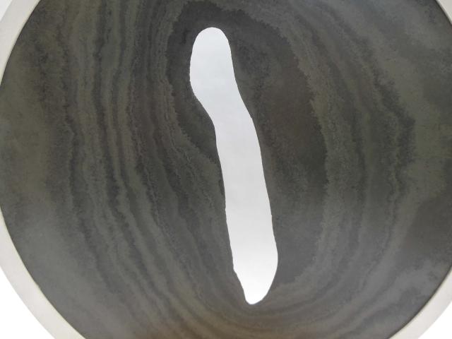 Photo Sculpture en Ardoise, Quartzite et Aluminium - Décoration Maison - Statue Jardin image 2/5