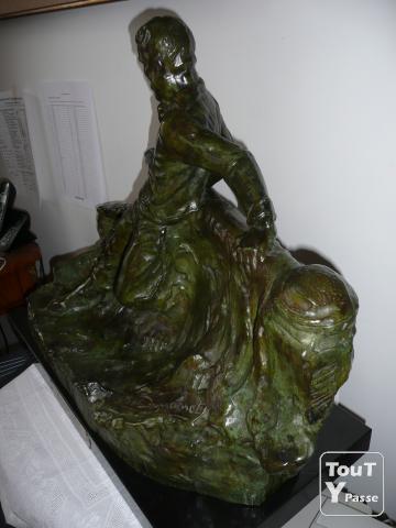 Photo Sculpture en bronze de Victor Demanet, très grande image 2/4