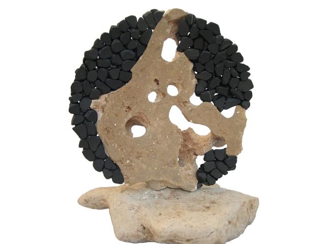 Photo Sculpture en Marbre Noir - Statue - Décoration Maison image 2/5