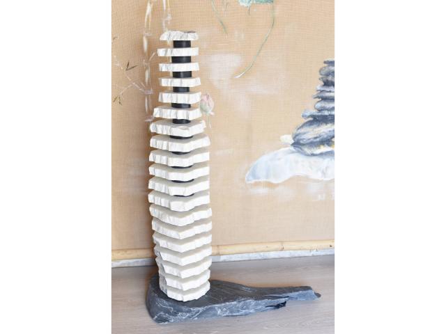 Photo Sculpture en Onyx et Ardoise d'Indonésie - Statue - Décoration Maison image 2/4