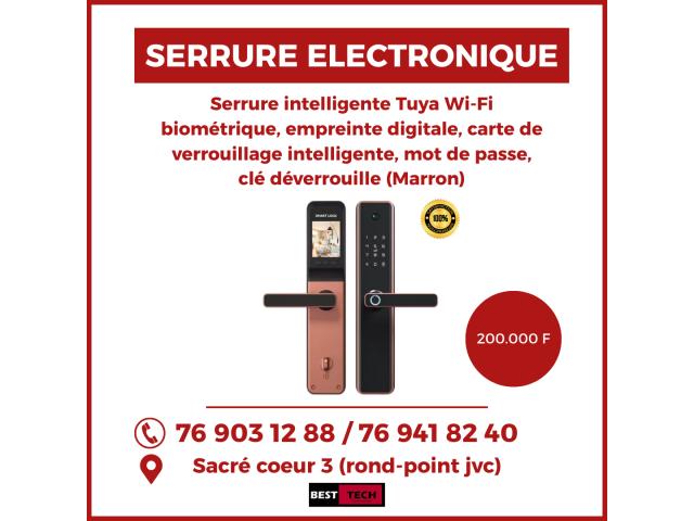 Photo SERRURE INTELLIGENTE AVEC OU SANS CAMERA DISPONIBLE image 2/3