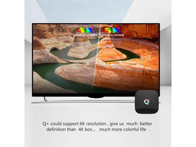 Photo Smart TV Box couleur 6K ...Q+ (4/64G) Neuve image 2/3
