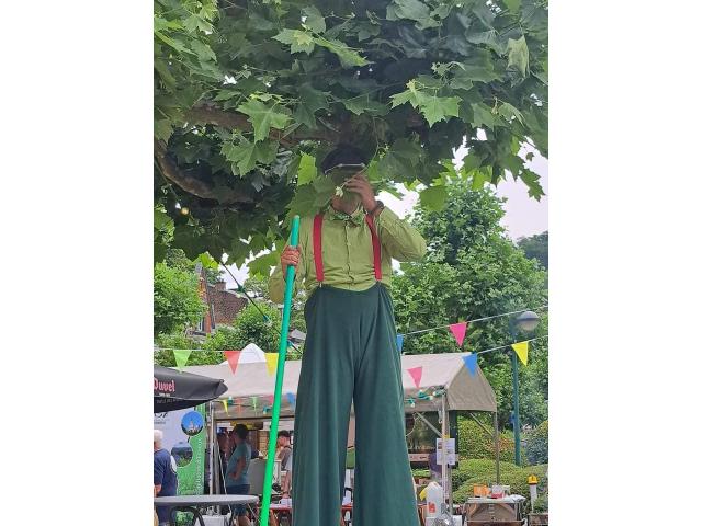 Photo Spectacle de clown, animations de rue, du mime, de la statue vivante, de l'échassier burlesque, de l image 2/6