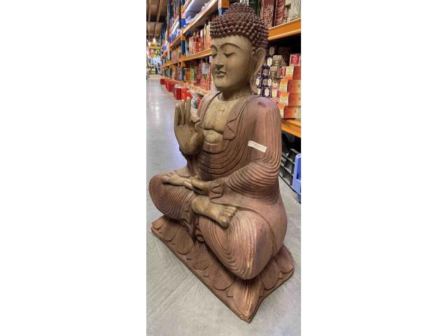 Photo Statue de Bouddha assis 2 couleurs - H: 63 cm image 2/4